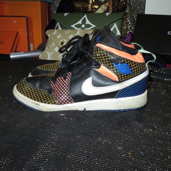 Nike Other - BOGO Nike Boys Air Jordan High Top Sneakers Shoes Multi Color size 1.5 Y